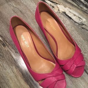 Nine West Peep-Toe Wedge